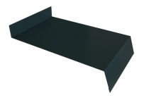 Отлив простой 150 Grand Line с покрытием Satin Matt TX 0,5 мм RAL 7016