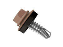 Кровельный саморез по металлу Daxmer 5,5x19 RAL 8029 (250 шт) сверло №3