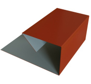Планка П-образная завершающая сложная 20x30 Grand Line с покрытием Drap 0,45 мм RAL 8004