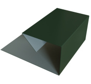 Планка П-образная завершающая сложная 20x30 Grand Line с покрытием GreenCoat Pural Matt 0,5 мм RR 11