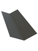 Планка верхней ендовы 115x30x115 Grand Line с покрытием Drap 0,45 мм RAL 7016