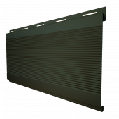 Металлический сайдинг с плёнкой Grand Line Вертикаль Gofr RAL 7016 с покрытием Quarzit Pro Matt 0.5 мм