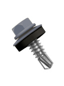 Кровельный саморез по металлу Daxmer 5,5x25 RAL 7024 (250 шт) сверло №3