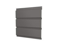 Металлический софит с центральной перфорацией Grand Line с покрытием GreenCoat Pural Matt 0,5 мм RR 32