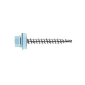 Кровельный саморез по дереву Daxmer 4,8x50 RAL 6034 (150 шт) сверло №1