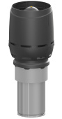 Вентиляционный выход Vilpe Flow XL 250C/ИЗ/450 Чёрный