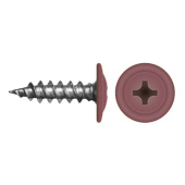 Саморез с прессшайбой по дереву 4,2x16 RAL 3005 (1000 шт)