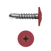 Саморез с прессшайбой по металлу 4,2x16 RAL 3003 (200 шт)