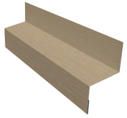 Отлив межэтажный 35 Grand Line с покрытием Print Elite 0,45 мм Milky Wood TwinColor