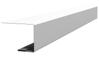 Планка завершающая для Кликфальц Pro Grand Line с покрытием Drap 0,45 мм RAL 9003