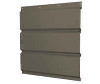 Металлический софит без перфорации Grand Line с покрытием Satin 0,5 мм RAL 7024