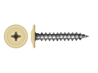 Саморез с прессшайбой по дереву 4,2x25 RAL 1015 (500 шт)