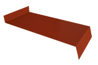 Отлив простой 200 Grand Line с покрытием Satin 0,5 мм RAL 8004