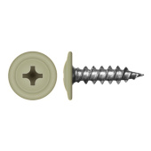 Саморез с прессшайбой по дереву 4,2x19 RAL 7030 (1000 шт)