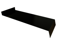 Отлив простой 250 Grand Line с покрытием Satin Matt 0,5 мм RAL 9005