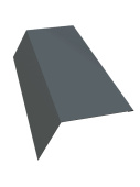 Карнизная планка 100x65 Grand Line с покрытием Satin 0,5 мм RAL 7016