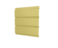 Металлический софит с центральной перфорацией Grand Line с покрытием Полиэстер 0,4 мм RAL 1014