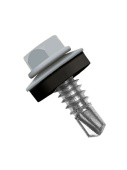 Кровельный саморез по металлу Daxmer 5,5x25 RAL 7000 (250 шт) сверло №3