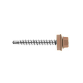 Кровельный саморез по дереву Daxmer 4,8x35 RAL 2004 (250 шт) сверло №1