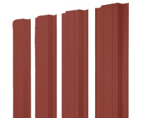 Штакетник Grand Line Прямоугольный с покрытием Полиэстер 0,45 мм RAL 3011