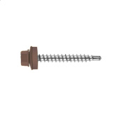 Кровельный саморез по дереву Daxmer 4,8x70 RAL 8011 (100 шт) сверло №1