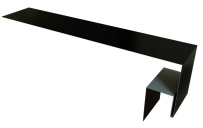 Планка околооконная сложная Блок-Хаус new 200x50x27 Grand Line с покрытием Velur X 0,5 мм RAL 9005