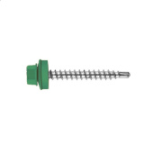 Кровельный саморез по дереву Daxmer 4,8x50 RAL 5021 (150 шт) сверло №1