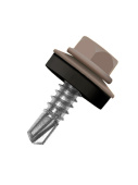 Кровельный саморез по металлу Daxmer 4,8x19 RAL 8003 (5000 шт) сверло №2