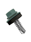 Кровельный саморез по металлу Daxmer 5,5x25 RAL 6005 (250 шт) сверло №3