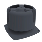 Основание для шахты Krovent Base-VT 270x270 мм с колпаком Hupcap 270 Серый