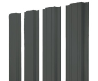 Штакетник Grand Line Прямоугольный с покрытием Satin Matt 0,5 мм RAL 7016