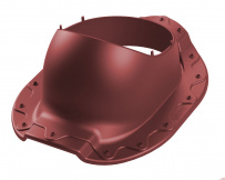 Проходной элемент Vilpe Aalto 2K Красный для металлочерепицы с профилем Adamante
