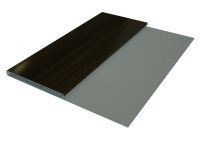 Планка стартовая Блок-Хаус new Grand Line с покрытием Print Elite 0,45 мм Coffee Wood TwinColor