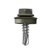 Кровельный саморез по дереву Daxmer 4,8x29 RAL 7030 (250 шт) сверло №1