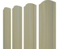 Штакетник фигурный Grand Line Круглый с покрытием Полиэстер 0,45 мм RAL 7004