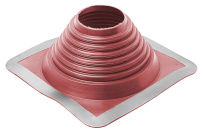 Проходка прямая Master Flash №5 диаметром 102-178 мм, 280х280 мм, красный, силикон