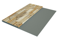 Планка стартовая Блок-Хаус new Grand Line с покрытием Print Elite 0,45 мм Sand Stone TwinColor