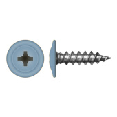 Саморез с прессшайбой по дереву 4,2x19 RAL 5024 (1000 шт)