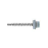 Кровельный саморез по дереву Daxmer 4,8x35 RAL 7004 (250 шт) сверло №1