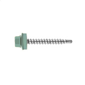 Кровельный саморез по дереву Daxmer 4,8x50 RAL 5024 (150 шт) сверло №1