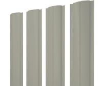 Штакетник Grand Line Полукруглый Slim с покрытием Satin 0,5 мм RAL 7004
