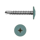 Саморез с прессшайбой по металлу 4,2x25 RAL 6033 (500 шт)