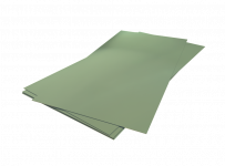 Плоский лист с плёнкой Grand Line RAL 6021 с покрытием Satin 0.5 мм