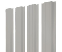 Штакетник Grand Line Прямоугольный с покрытием Satin 0,5 мм RAL 9006