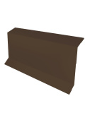 Планка примыкания в штробу Grand Line с покрытием GreenCoat Pural Matt 0,5 мм RR 887