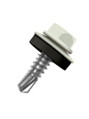 Кровельный саморез по металлу Daxmer 4,8x19 RAL 7038 (400 шт) сверло №2