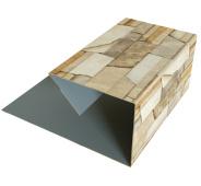 Планка П-образная завершающая сложная 20x30 Grand Line с покрытием Print Elite 0,45 мм Sand Stone TwinColor