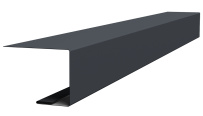 Планка завершающая для Кликфальц Pro Grand Line с покрытием Drap TX 0,5 мм RAL 7024