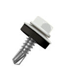 Кровельный саморез по металлу Daxmer 4,8x19 RAL 7047 (400 шт) сверло №2