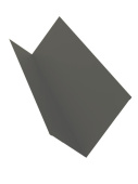 Планка примыкания 130x160 Grand Line с покрытием Satin 0,5 мм RAL 7024